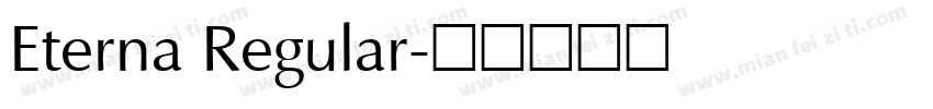 Eterna Regular字体转换